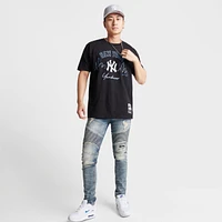 Men's Mitchell & Ness New York Yankees MLB Neon Skyline Graphic T-Shirt