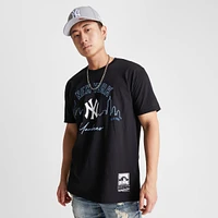 Men's Mitchell & Ness New York Yankees MLB Neon Skyline Graphic T-Shirt