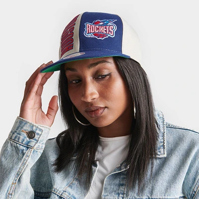 Mitchell & Ness Houston Rockets NBA Pop Panel Snapback Hat