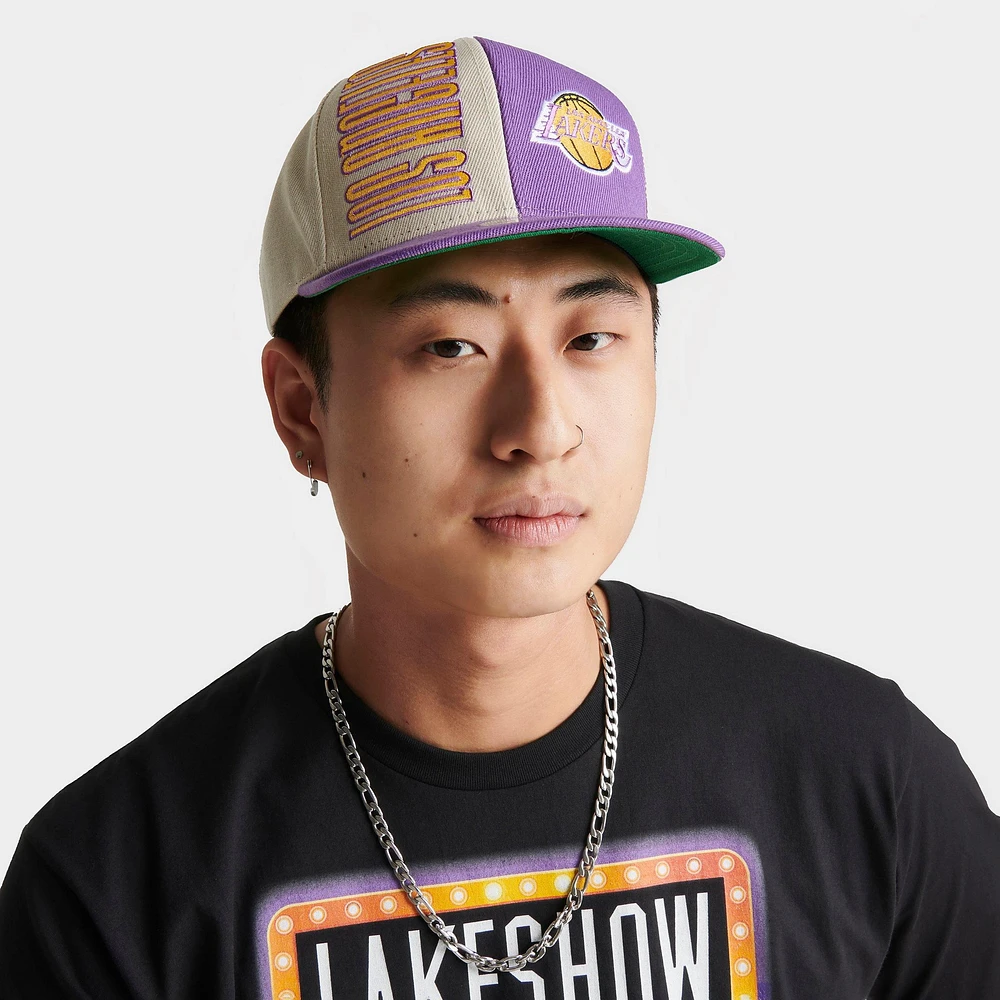 Mitchell & Ness Los Angeles Lakers NBA Pop Panel Snapback Hat