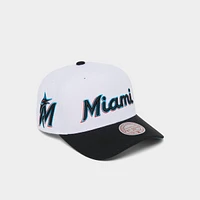 Mitchell & Ness Evergreen Pro Miami Marlins MLB Snapback Hat