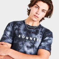 Men's Sonneti Tie-Dye All-Over Print Short-Sleeve T-Shirt