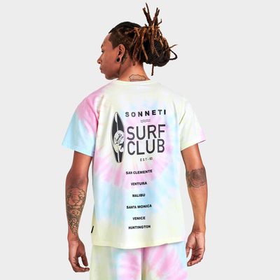 Men's Sonneti Surf Club Tie-Dye Short-Sleeve T-Shirt