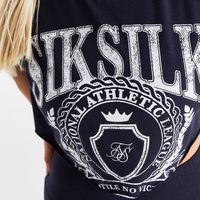 Women's SikSilk Varsity Cropped T-Shirt