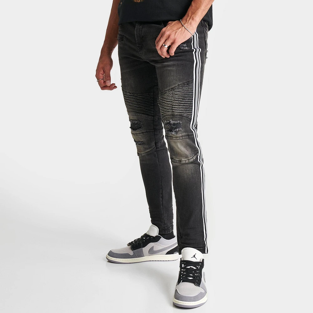 Men's Supply & Demand Side Stripe Jeans