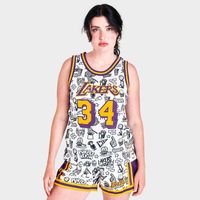 Mitchell & Ness Men's Los Angeles Lakers Shaquille O'Neal Doodle