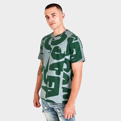 Men's Lacoste Heritage All-Over Print Short-Sleeve T-Shirt
