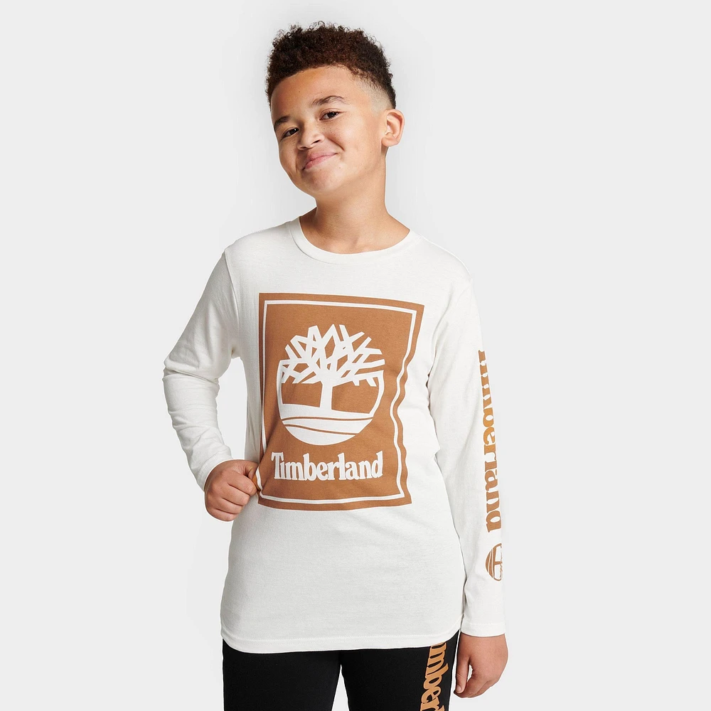 Kids' Timberland Box Frame Long-Sleeve T-Shirt