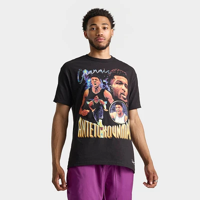 Men's Mitchell & Ness Giannis Antetokounmpo Concert Graphic T-Shirt