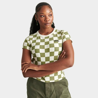Women's Vans Checkerboard Mini T-Shirt