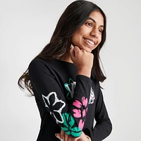 Girls' Vans Sidewalk Floral Long-Sleeve T-Shirt