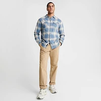 Men's Vans Monterey Button-Down Long-Sleeve Flannel Shirt