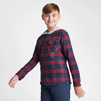 Kids' Vans Parkway Hooded Long-Sleeve Shirt