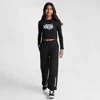 Girls' Vans Cropped Wide Leg Sweatpants