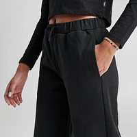 Girls' Vans Cropped Wide Leg Sweatpants