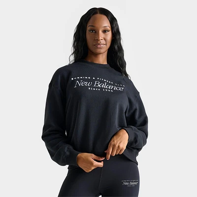 Women's New Balance Logo Crewneck Sweatshirt