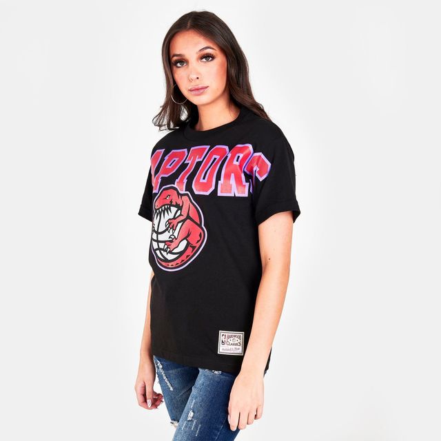 Mitchell and Ness Women's Mitchell & Ness Toronto Raptors NBA Logo T-Shirt