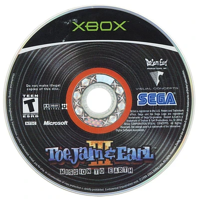 ToeJam and Earl III Mission to Earth - Xbox