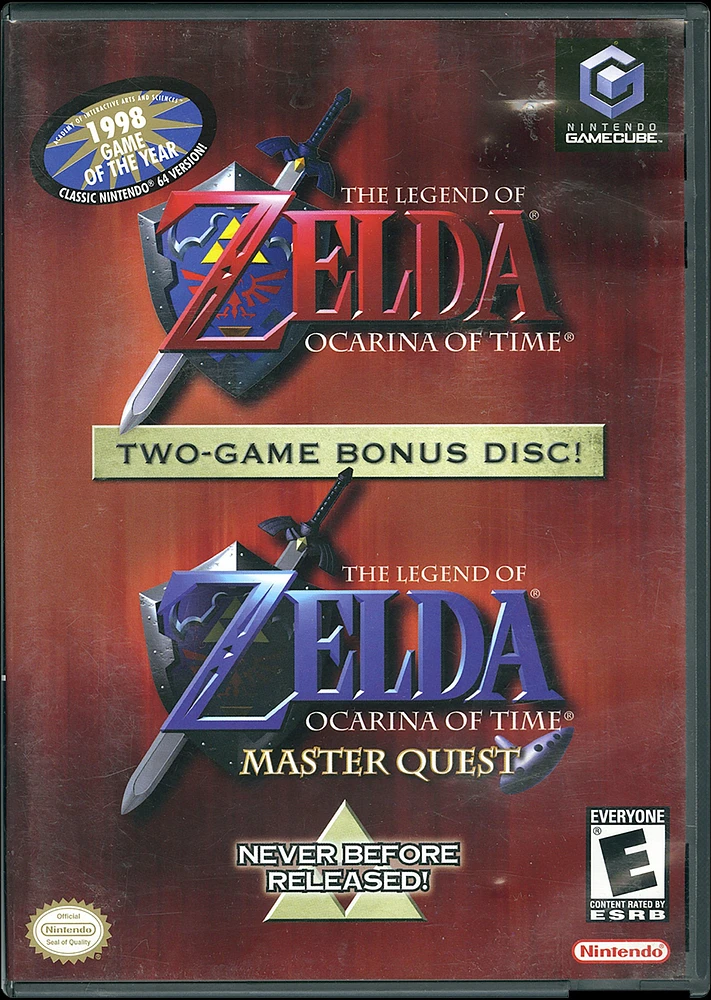 The Legend of Zelda: Ocarina of Time and Master Quest - Gamecube