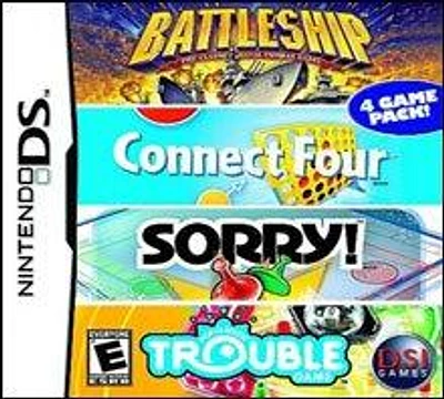 Battleship, Connect Four, Sorry!, Trouble - Nintendo DS