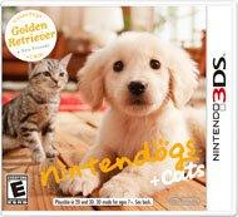 Nintendogs and cats: Golden Retriever and New Friends - Nintendo 3DS