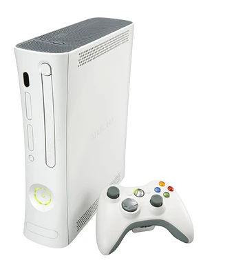 Microsoft Xbox 360 Console with Wireless Controller White