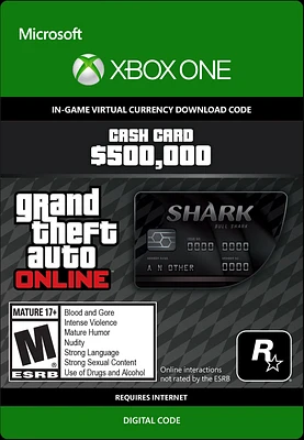 Grand Theft Auto Online Cash Card Bull Shark