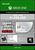 Grand Theft Auto Online Cash Card Great White Shark