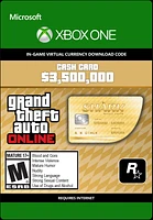 Grand Theft Auto Online Cash Card Whale Shark - Xbox One