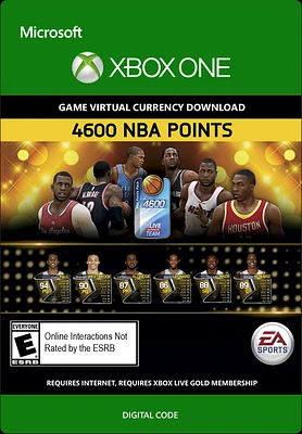 NBA Live 15 Ultimate Team Points 4,600