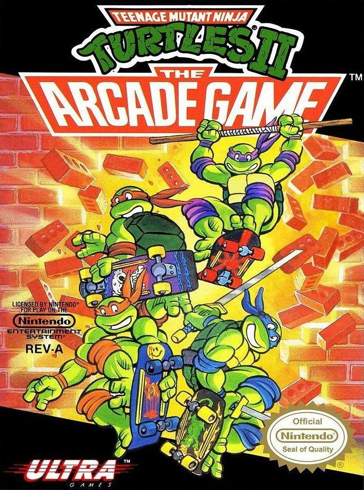 Teenage Mutant Ninja Turtles II: The Arcade Game - Nintendo