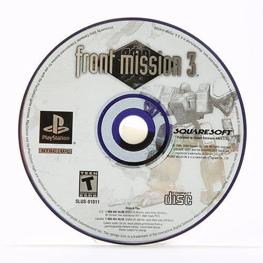 Front Mission 3 - PlayStation