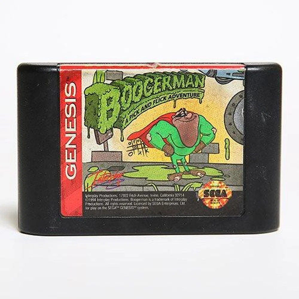 Boogerman: A Pick and Flick Adventure - Sega Genesis