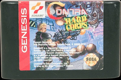Contra: Hard Corps - Sega Genesis