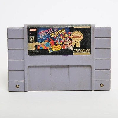 Tetris and Dr. Mario - Super Nintendo