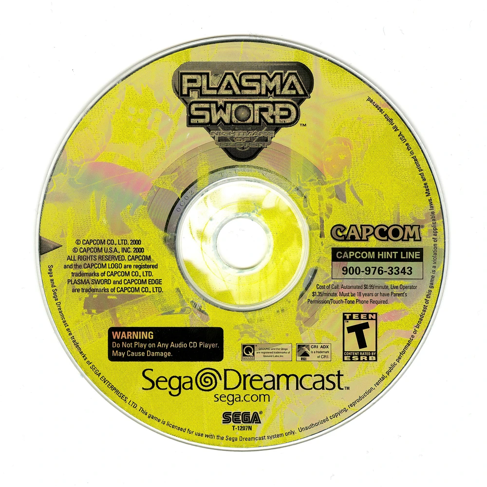 Plasma Sword - Sega Dreamcast