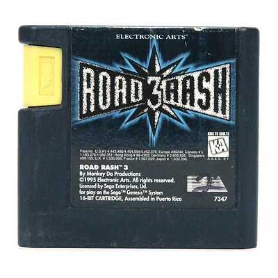 Road Rash 3- Sega Genesis