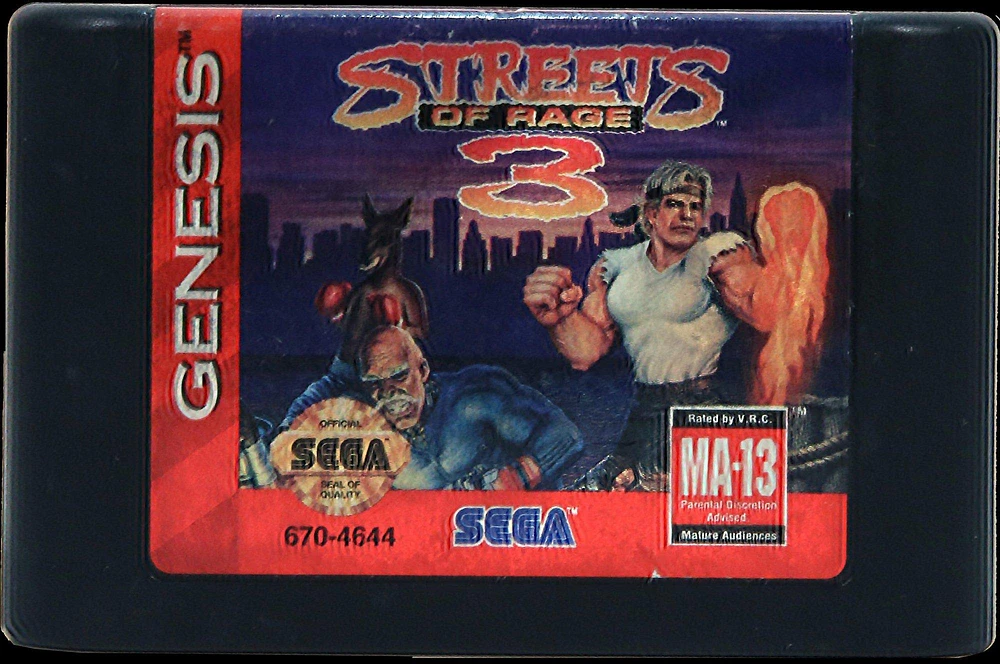 Streets of Rage 3 - Sega Genesis