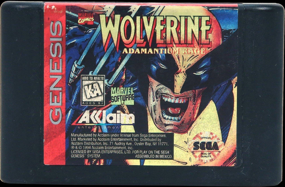 Wolverine: Adamantium Rage - Sega Genesis