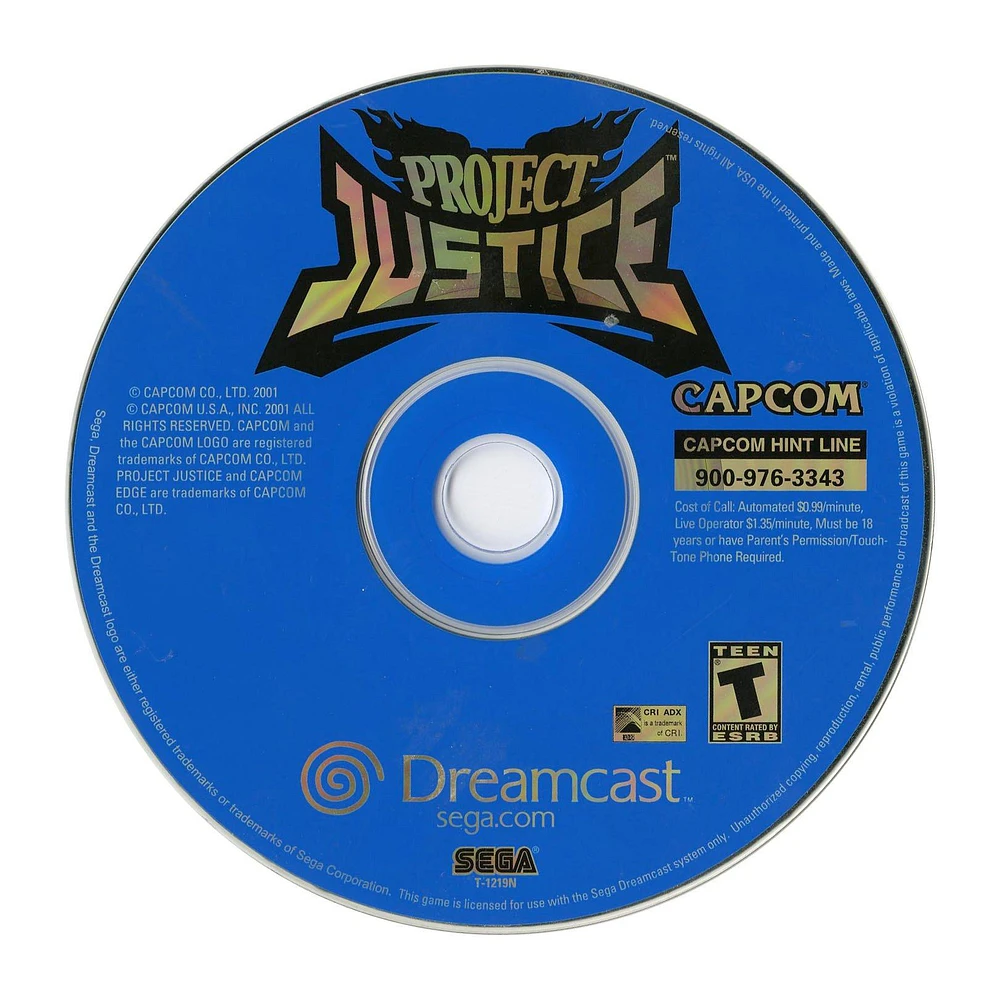 Project Justice - Sega Dreamcast