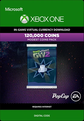 Plants vs. Zombies Garden Warfare 2 Coins Pack 120,000 - Xbox One