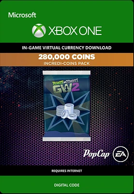 Plants vs. Zombies Garden Warfare 2 Coins Pack 280,000 - Xbox One