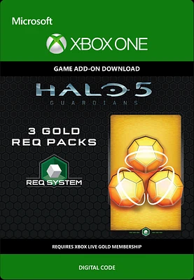 Halo 5: Guardians 3 Gold Req Packs DLC - Xbox One