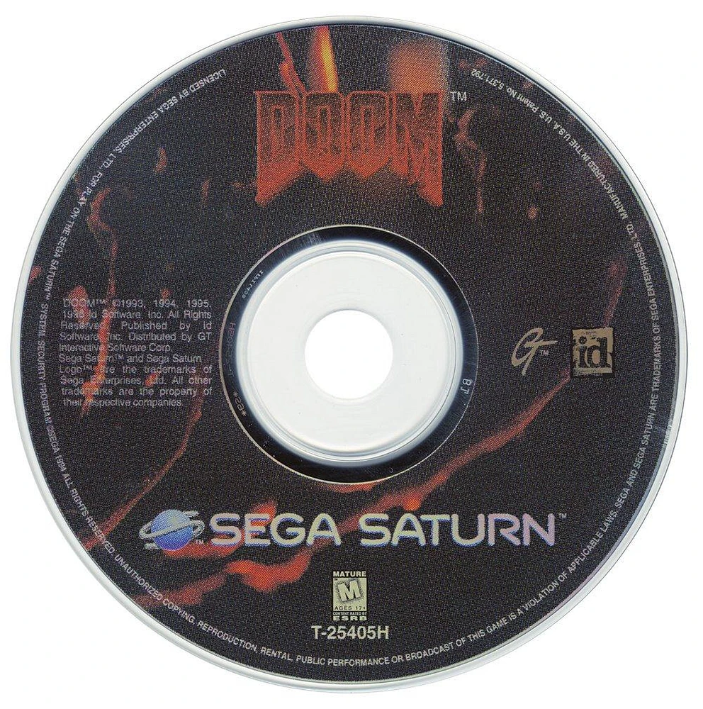 Williams Entertainment Doom - Sega Saturn | MarketFair Shoppes