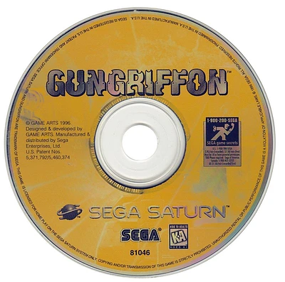 GunGriffon - Sega Saturn