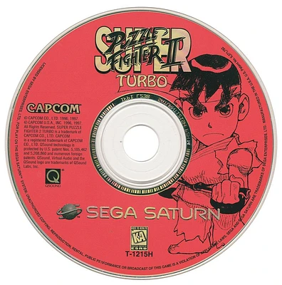 Super Puzzle Fighter II Turbo - Sega Saturn