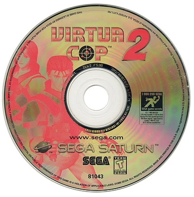 Virtua Cop 2 - Sega Saturn