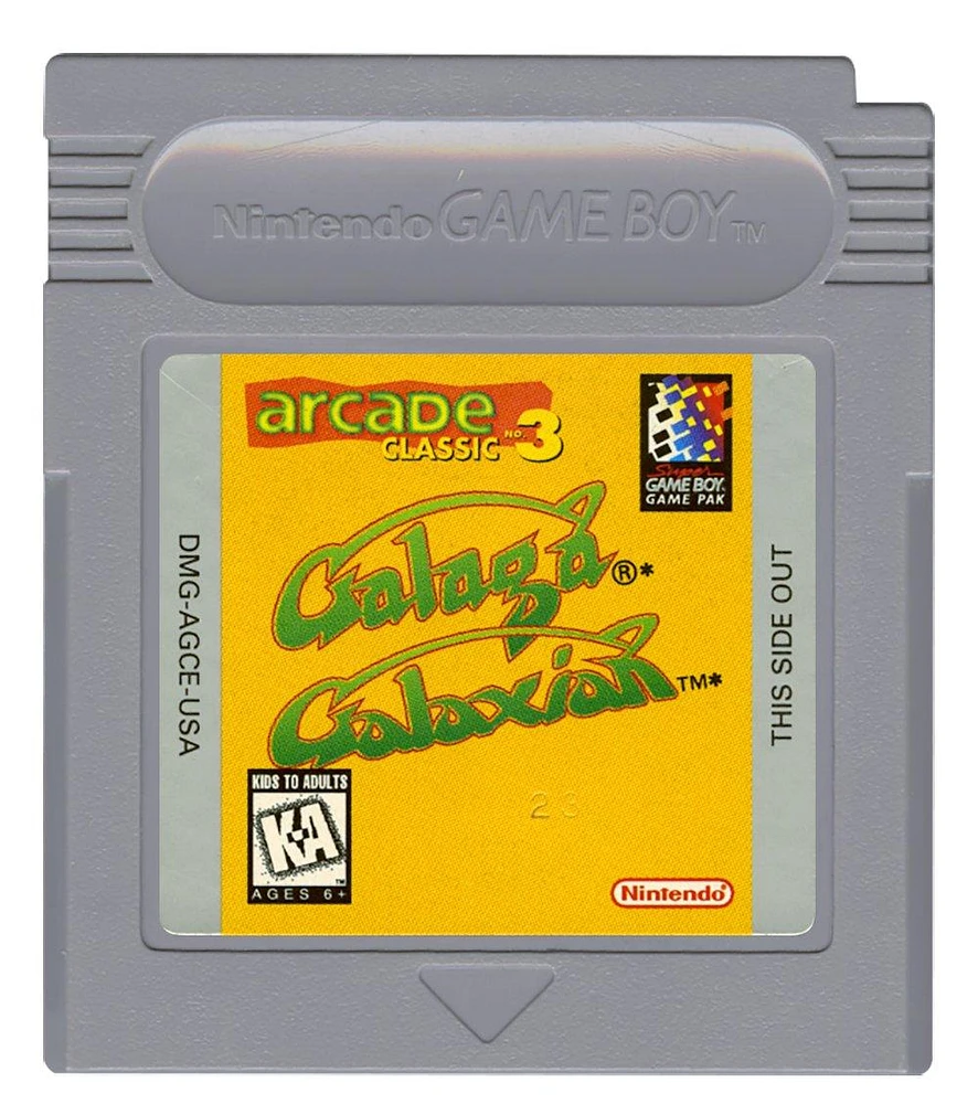 Nintendo Arcade Classic No. 3: Galaga and Galaxian - Game Boy | The Market  Place