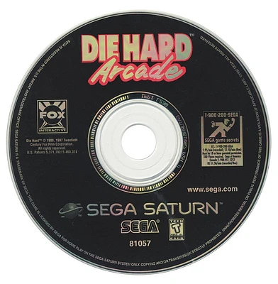 Die Hard Arcade - Sega Saturn