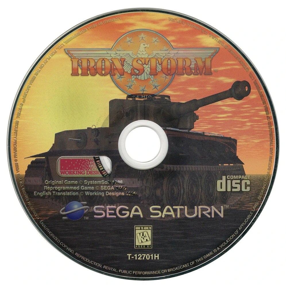 Iron Storm - Sega Saturn